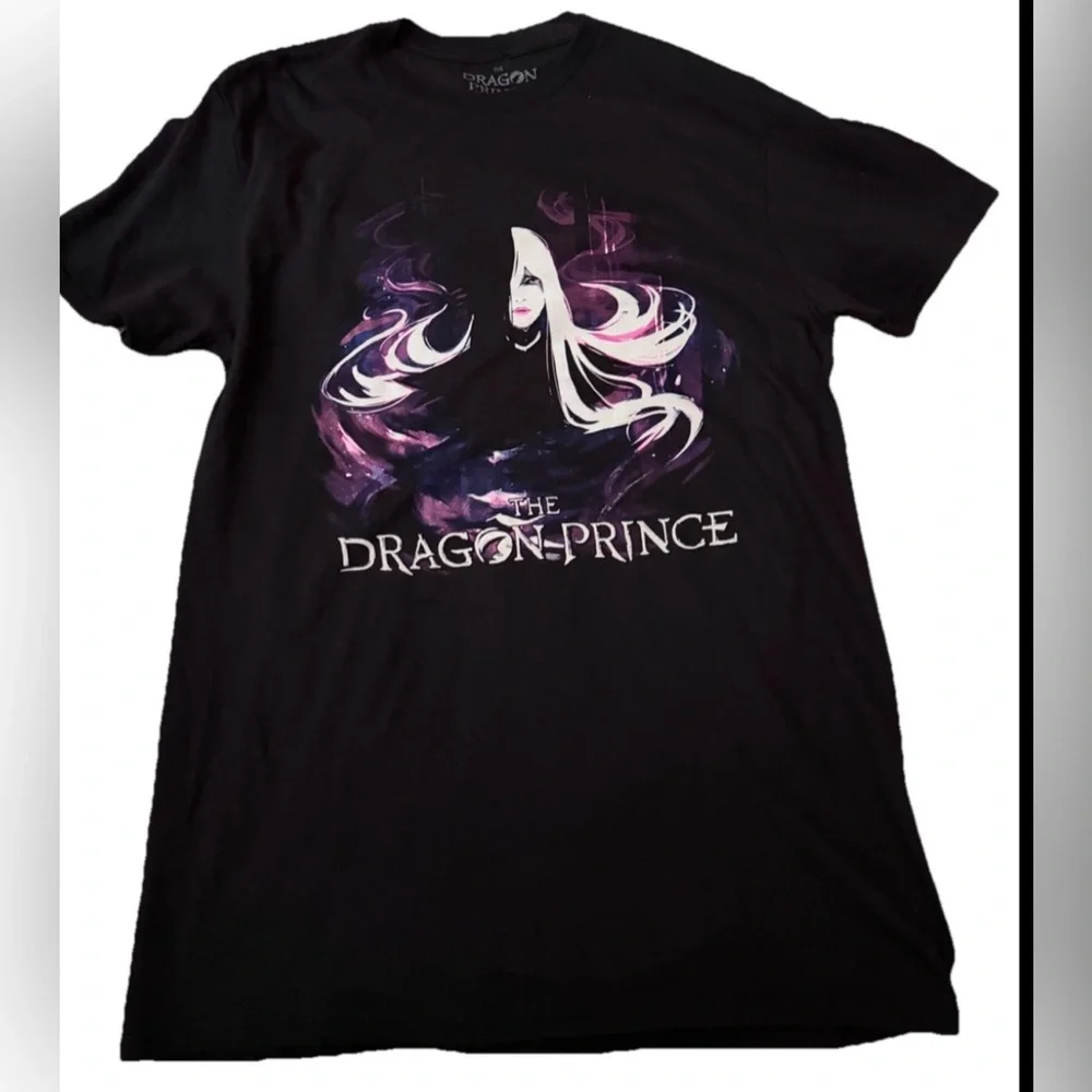 The Dragon Prince Claudia Drowning in Darkness Netflix t shirt Size Medium‎ NWOT